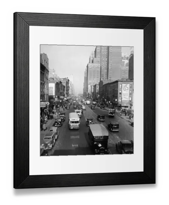 Framed Print : View Of 8th Avenue Framed Print : View Of 8th Avenue