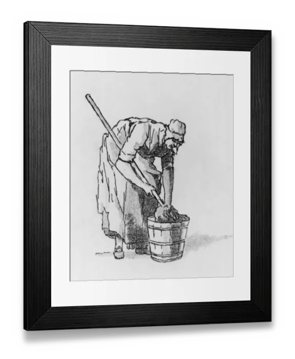 Framed Print : Mop And Bucket Framed Print : Mop And Bucket