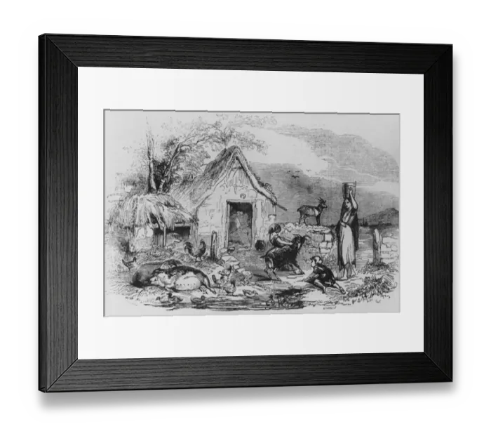Framed Print : Poverty In Ireland Framed Print : Poverty In Ireland