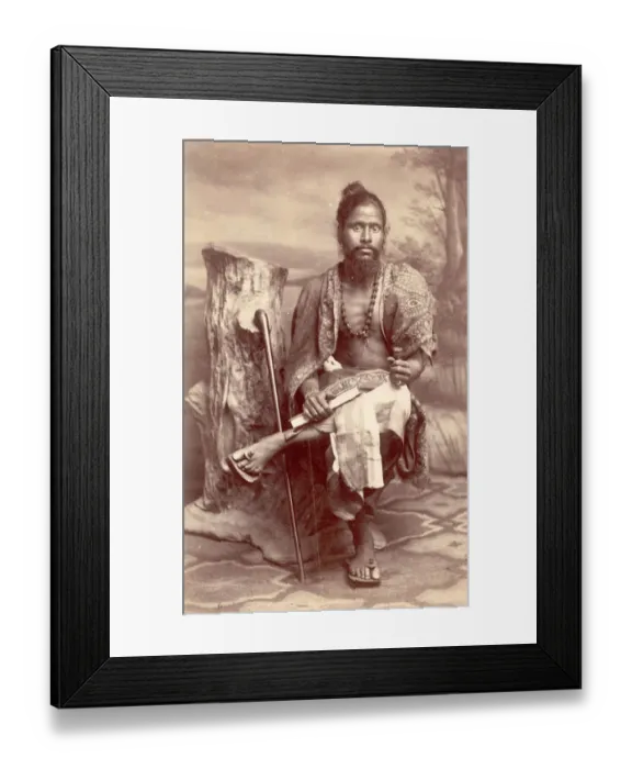 Framed Print : Brahmin. A Sunnyasi Brahmin in India, circa 1870. (Photo by Hulton Archive / Getty Images) Framed Print : Brahmin. A Sunnyasi Brahmin in India, circa 1870. (Photo by Hulton Archive / Getty Images)