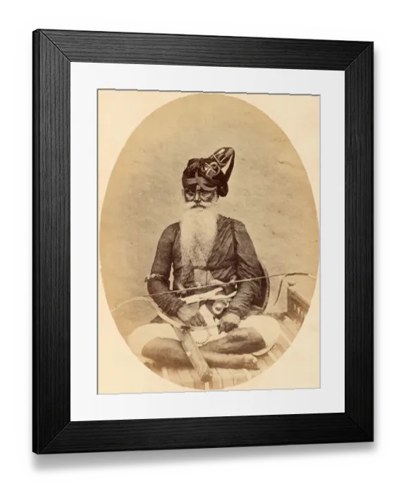 Framed Print : Akalee. An Akali or Akalee devotee of Sikhism in Lahore, Pakistan, circa 1870 Framed Print : Akalee. An Akali or Akalee devotee of Sikhism in Lahore, Pakistan, circa 1870