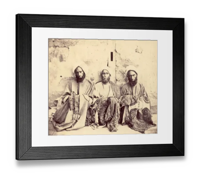 Framed Print : Kashmiri Shawl Workers Framed Print : Kashmiri Shawl Workers