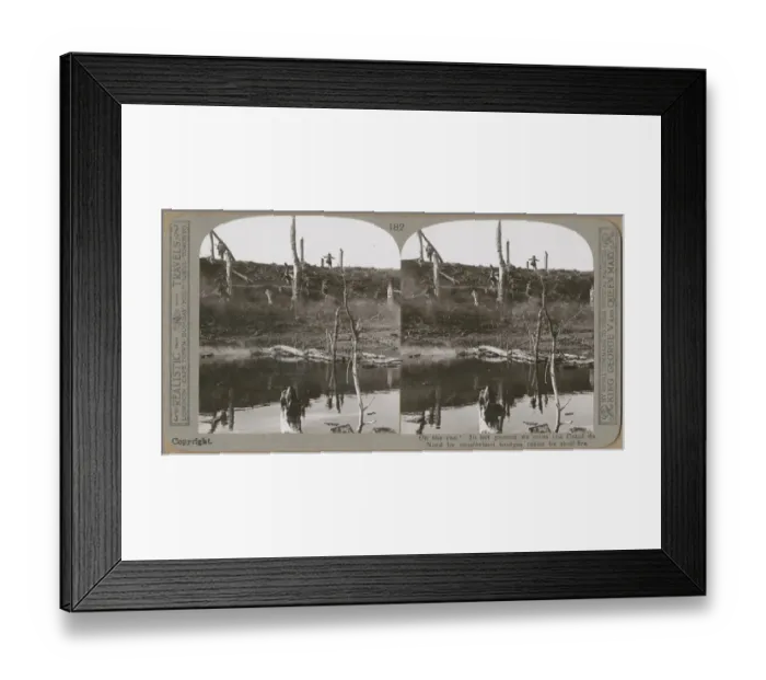 Framed Print : Crossing The Canal Du Nord Framed Print : Crossing The Canal Du Nord