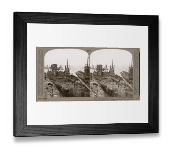 Framed Print : Surrendered U-Boats Framed Print : Surrendered U-Boats