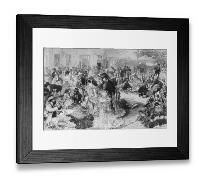 Framed Print : Ascot Luncheon Framed Print : Ascot Luncheon