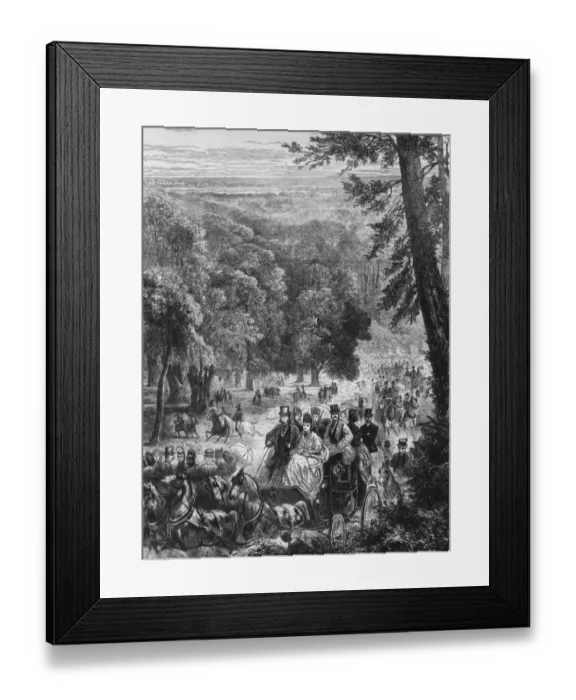 Framed Print : En Route To Ascot Framed Print : En Route To Ascot
