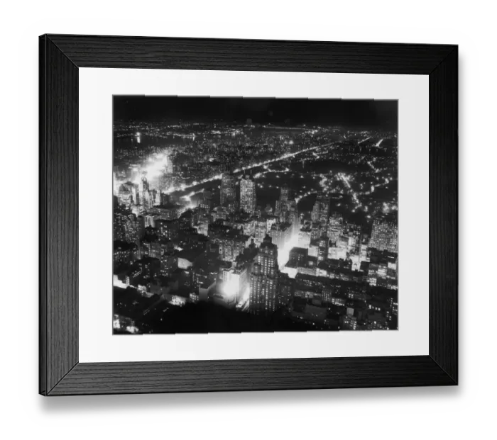 Framed Print : New York At Night Framed Print : New York At Night