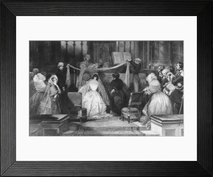 Framed Print : French Wedding Framed Print : French Wedding