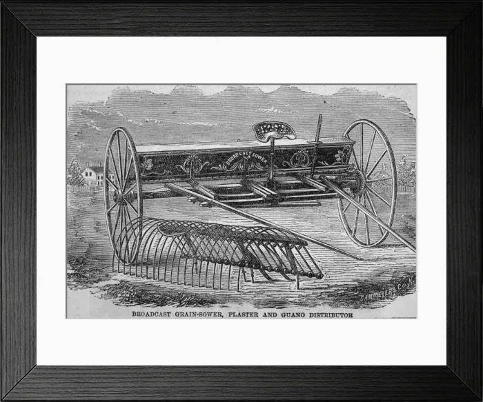 Framed Print : Grain Sower Framed Print : Grain Sower