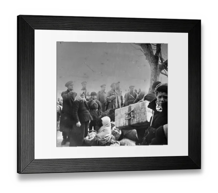 Framed Print : Refugees In Shanghai Framed Print : Refugees In Shanghai