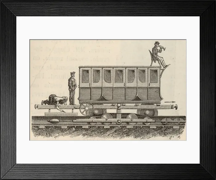 Framed Print : Early Railway Framed Print : Early Railway