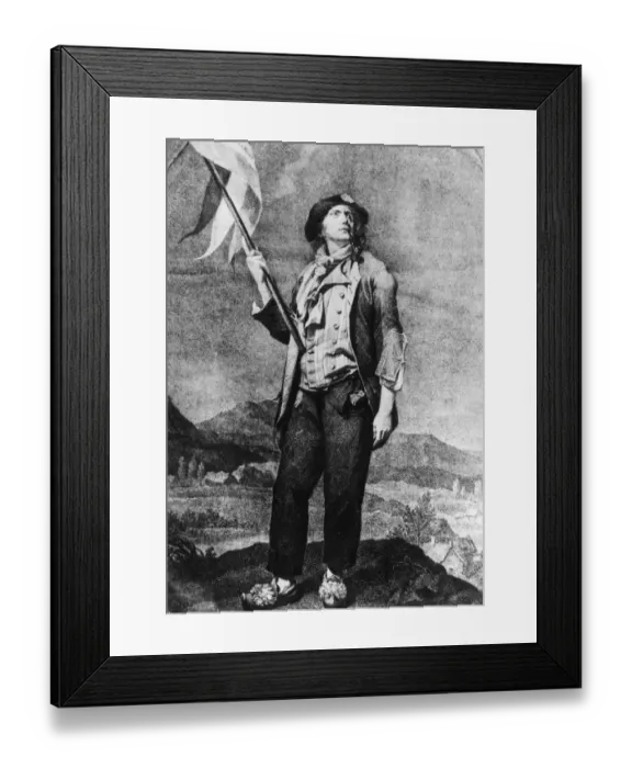 Framed Print : Standard-Bearer of the French Revolution Framed Print : Standard-Bearer of the French Revolution