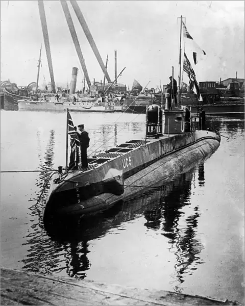 U-Boat. A German U-Boat in dock. (Photo by Hulton Archive / Getty Images)