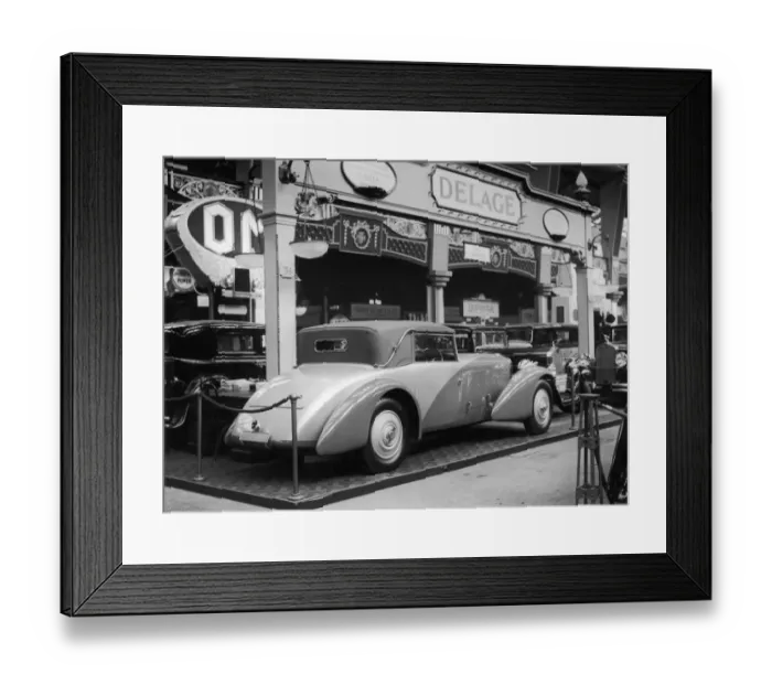 Framed Print : Delage Stand