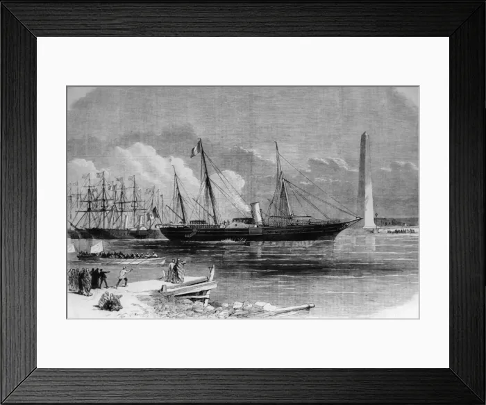 Framed Print : Opening The Canal Framed Print : Opening The Canal