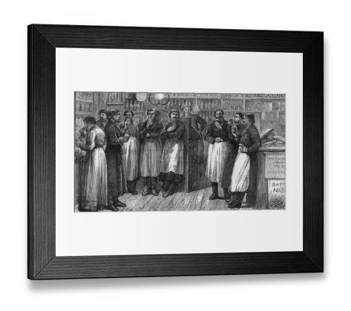 Framed Print : Moscow Shop