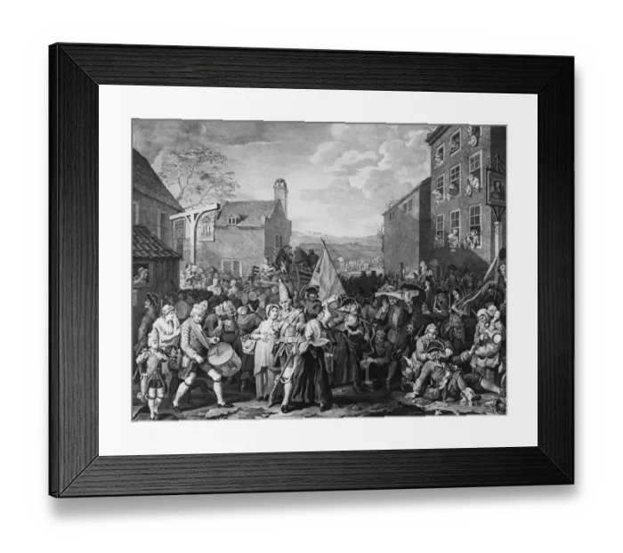 Framed Print : The March To Finchley Framed Print : The March To Finchley