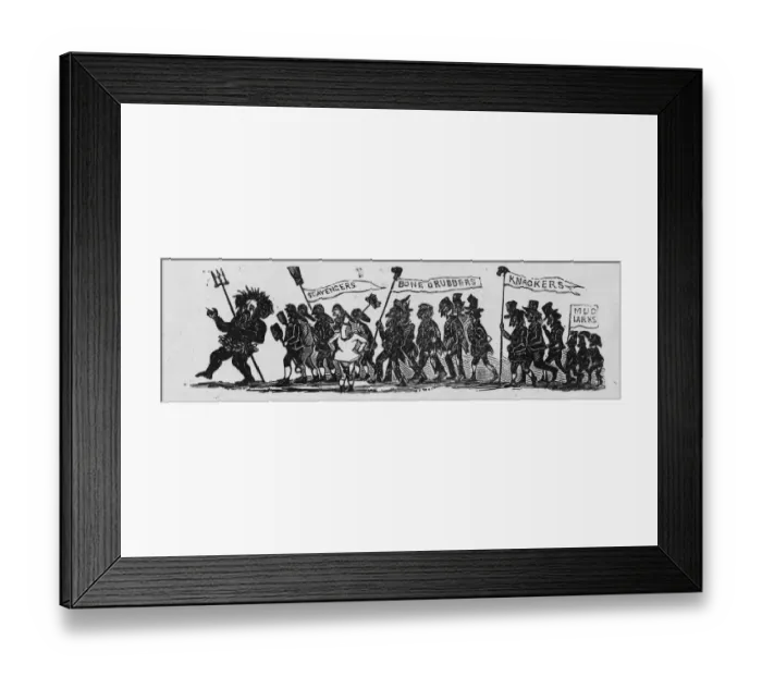 Framed Print : Procession Of Father Thames