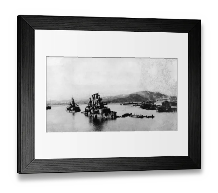 Framed Print : Port Arthur After A Japanese Attack Framed Print : Port Arthur After A Japanese Attack