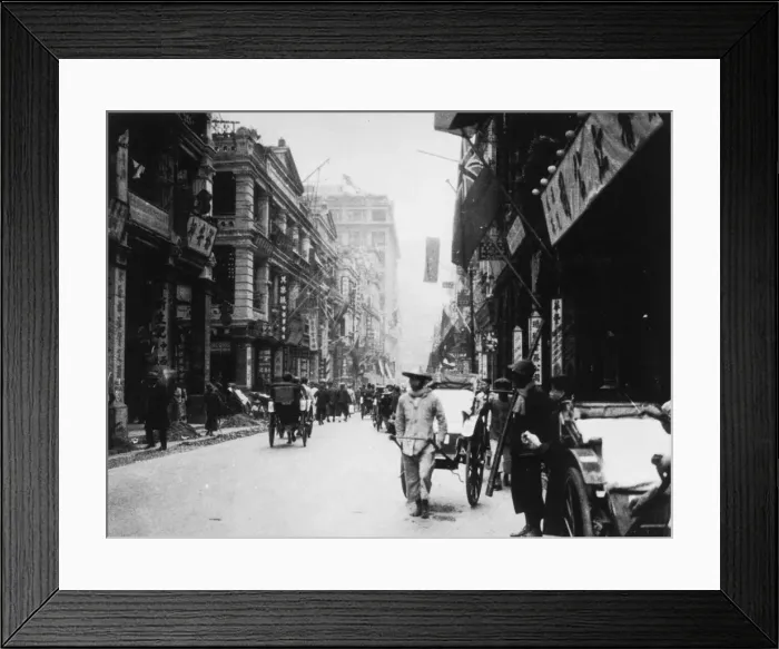 Framed Print : Hong Kong Street Framed Print : Hong Kong Street