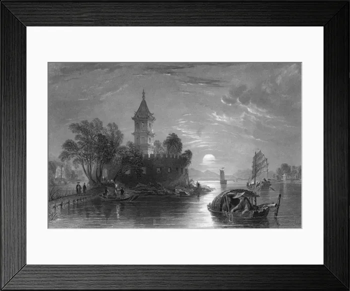 Framed Print : Yellow Pagoda Fort Framed Print : Yellow Pagoda Fort