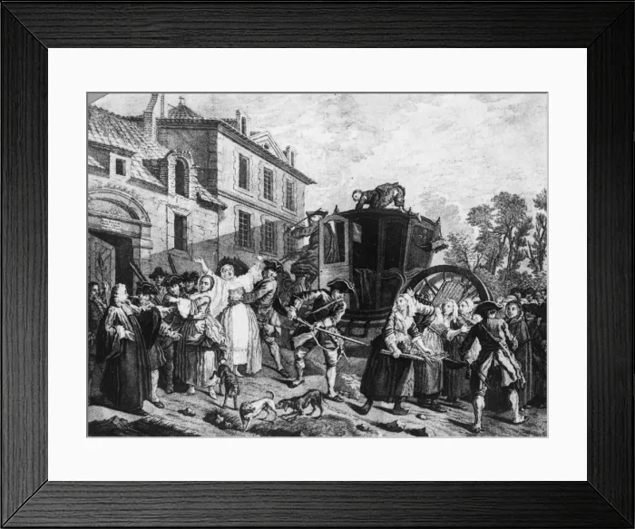 Framed Print : Raid On A Brothel Framed Print : Raid On A Brothel