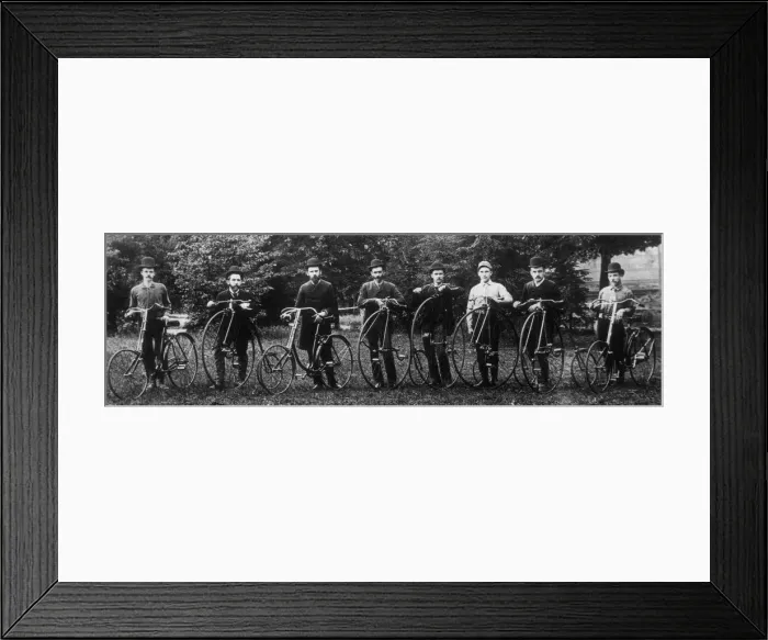 Framed Print : Cycle Club Framed Print : Cycle Club