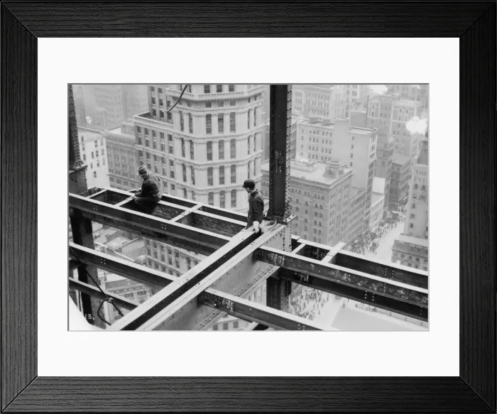 Framed Print : Construction Workers Framed Print : Construction Workers