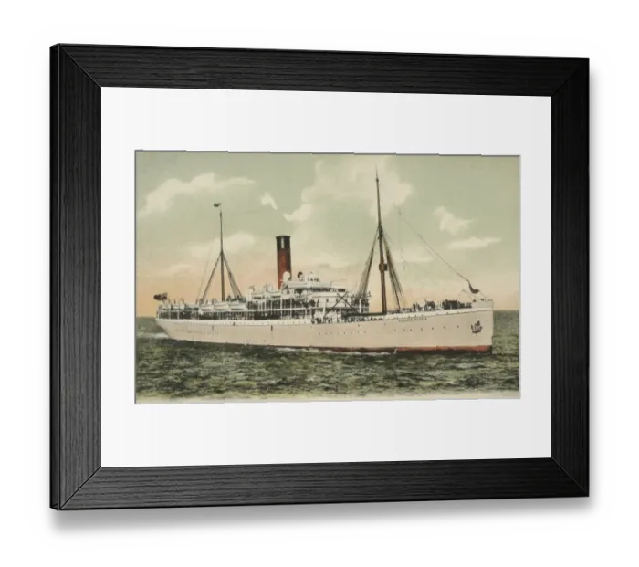 Framed Print : SS Dunluce Castle Framed Print : SS Dunluce Castle