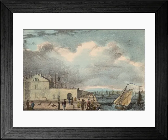 Framed Print : Princes Dock Framed Print : Princes Dock