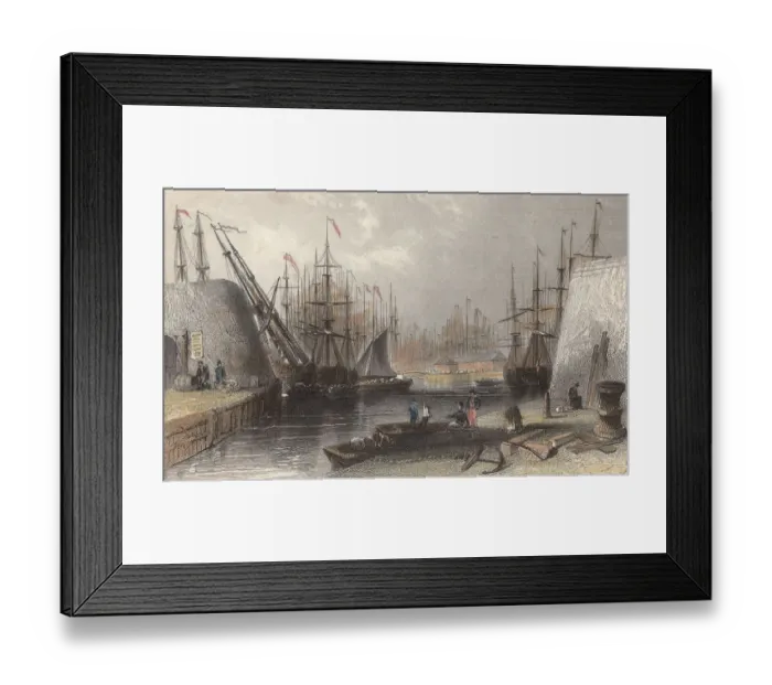 Framed Print : London Docks Framed Print : London Docks