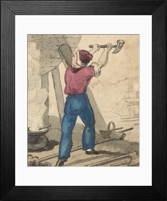 Framed Print : Shipwright Framed Print : Shipwright