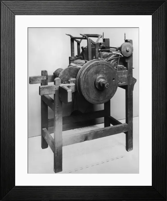 Framed Print : Cording Machine Framed Print : Cording Machine