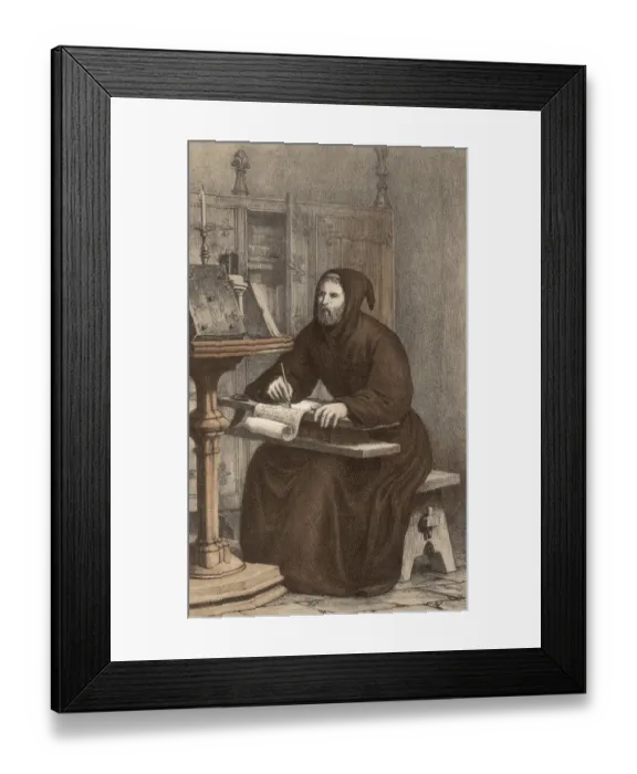 Framed Print : Franciscan Monk