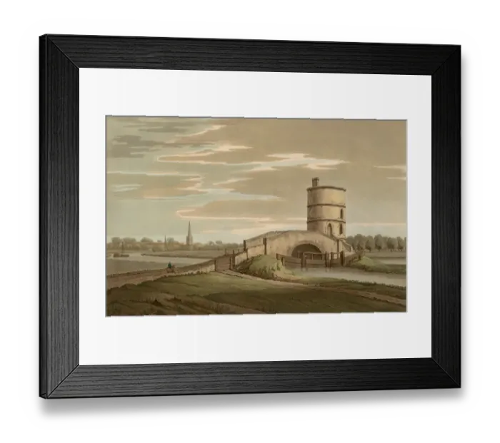 Framed Print : Inglesham Lock