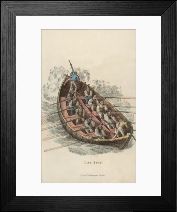 Framed Print : Life Boat. The crew of a lifeboat, circa 1800. (Photo by Hulton Archive / Getty Images) Framed Print : Life Boat. The crew of a lifeboat, circa 1800. (Photo by Hulton Archive / Getty Images)