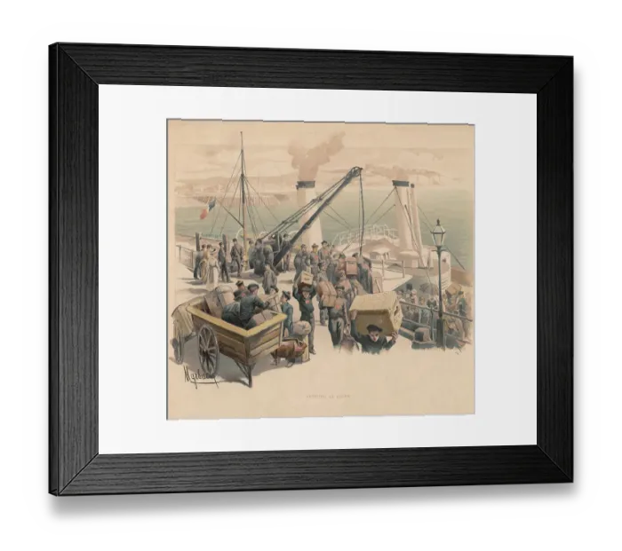 Framed Print : Arriving At Dover Framed Print : Arriving At Dover