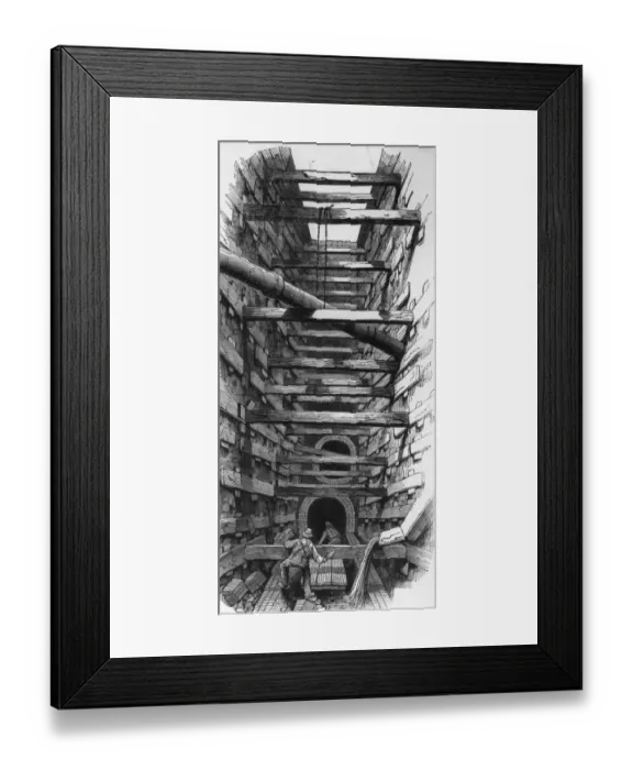 Framed Print : Deepening Sewer Framed Print : Deepening Sewer