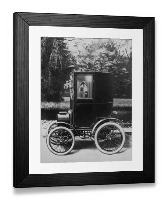 Framed Print : Enclosed Car Framed Print : Enclosed Car
