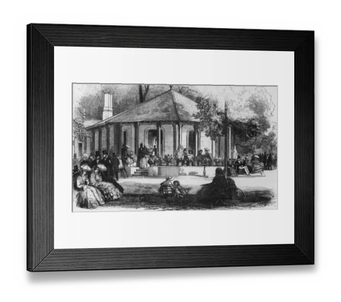 Framed Print : Refreshment Pavilion Framed Print : Refreshment Pavilion
