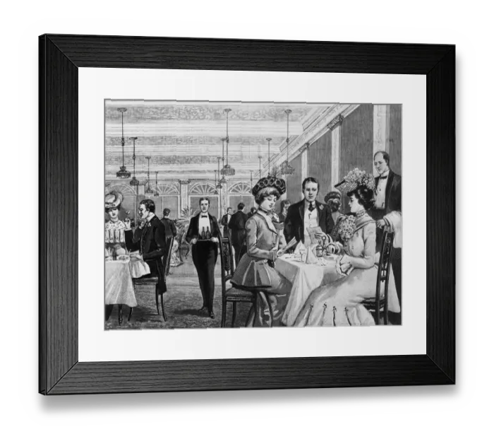 Framed Print : Choosing From The Menu