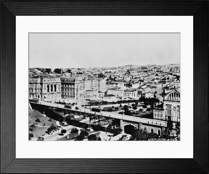 Framed Print : Viaduct In Sao Paulo Framed Print : Viaduct In Sao Paulo