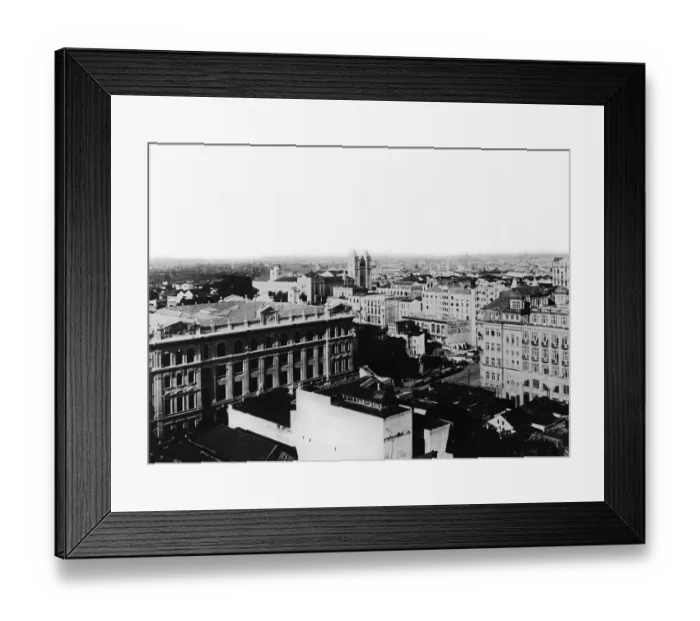 Framed Print : View Over Sao Paulo Framed Print : View Over Sao Paulo