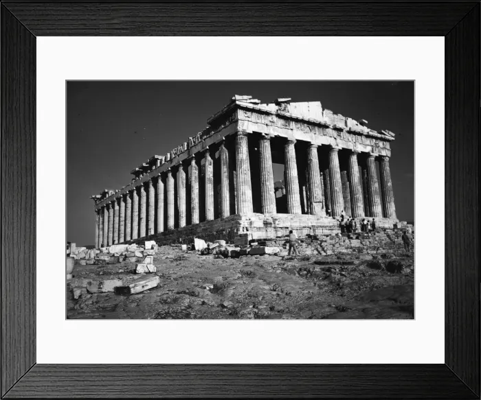 Framed Print : Parthenon. Circa 1930: The Parthenon, the main building on the Acropolis in Athens Framed Print : Parthenon. Circa 1930: The Parthenon, the main building on the Acropolis in Athens