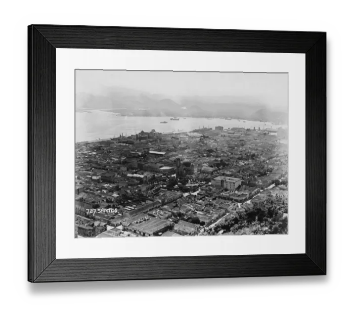 Framed Print : View Of Santos Framed Print : View Of Santos
