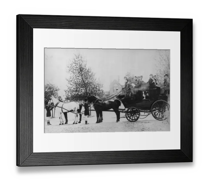 Framed Print : Coach And Four Framed Print : Coach And Four