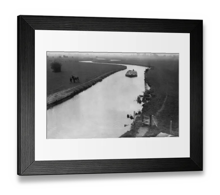 Framed Print : Horse Drawn Barge Framed Print : Horse Drawn Barge