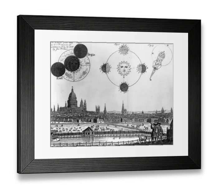 Framed Print : London Eclipse Framed Print : London Eclipse