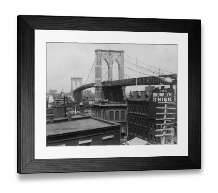 Framed Print : Brooklyn Bridge Framed Print : Brooklyn Bridge