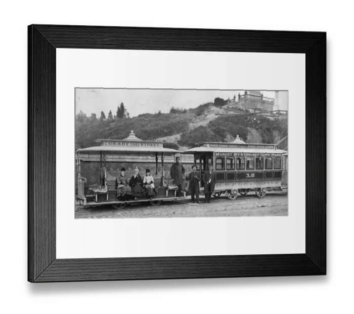 Framed Print : Cable Street Car